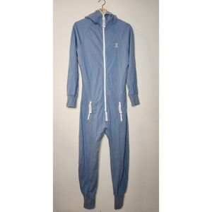 Norwegian Original Onepiece Brand Jumpsuit Pajamas Lounge in Blue Small